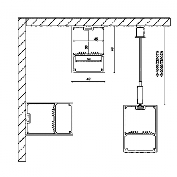 Профиль DesignLed LS.4970-W 003119 Профиль DesignLed LS.4970-W 003119