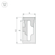 Профиль Arlight WPH-Flex-0612-Side-S8-10m White 040825