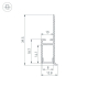 Профиль встраиваемый Arlight Wall-Fantom-Bent-W10-Side-2000 Anod 043694
