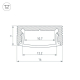 Профиль Arlight SL-Slim-H7-2000 White 037111