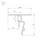 Профиль Arlight Stretch-Shadow-Ceil-2000 Black 040703