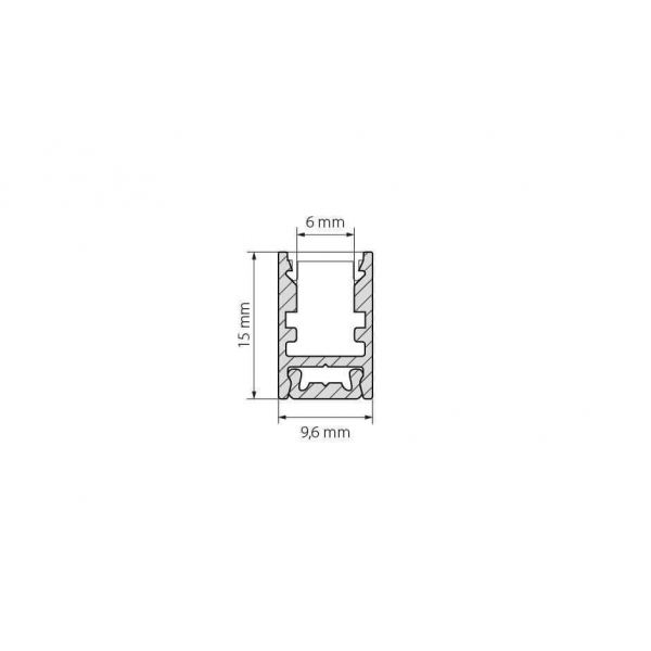 Профиль с рассеивателем Arlight ALU-SWISS-2000 ANOD+FROST 015388