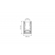 Профиль с рассеивателем Arlight ALU-SWISS-2000 ANOD+FROST 015388