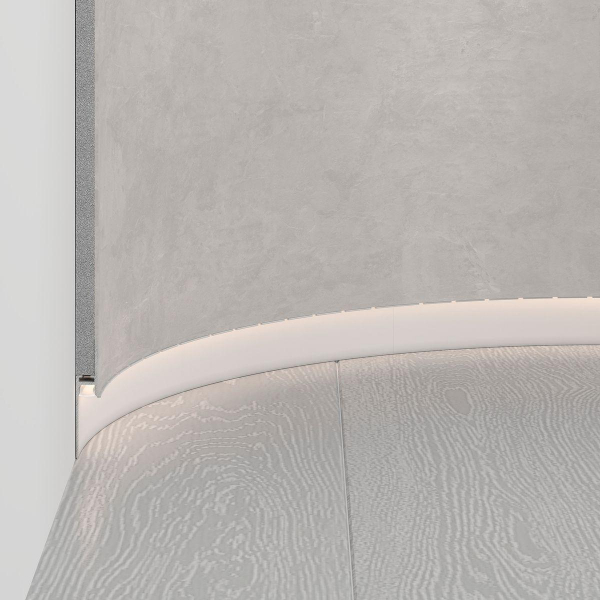 Профиль встраиваемый Arlight Plintus-Fantom-Bent-H35-Side-2000 White 043675 Профиль встраиваемый Arlight Plintus-Fantom-Bent-H35-Side-2000 White 043675