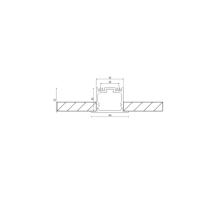 Профиль встраиваемый DesignLed LE.4932-W-R 010357