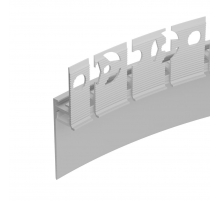 Профиль встраиваемый Arlight Plintus-Fantom-Bent-H35-Side-2000 White 043675