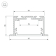 Профиль Arlight S2-LINIA69-F-2500 SEAMLESS BLACK (Arlight, Алюминий) 033534