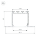 Профиль Arlight PLS-Lock-H25-FM-2000 White 033134