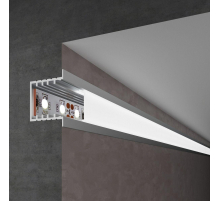 Профиль встраиваемый алюминиевый с рассеивателем Elektrostandard LL-2-ALP017 a061362