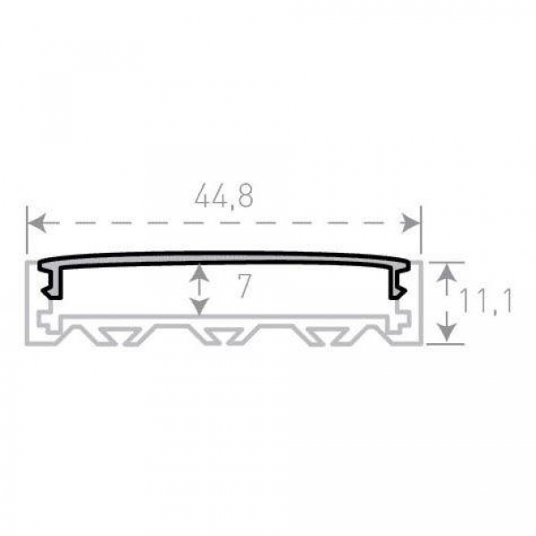 Профиль с рассеивателем SWG SF-4411 001137 Профиль с рассеивателем SWG SF-4411 001137