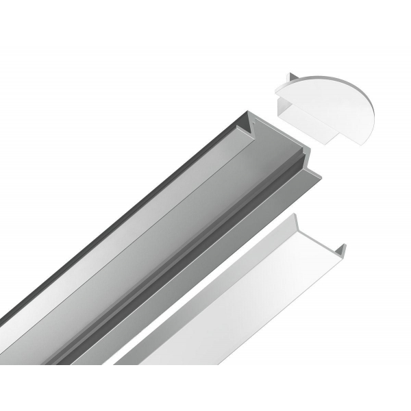 Встраиваемый профиль с рассеивателем Ambrella Illumination GP1001AL Встраиваемый профиль с рассеивателем Ambrella Illumination GP1001AL