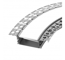 Профиль встраиваемый Arlight Fantom-Bent-W49-Side-2000 Anod 046423