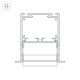 Профиль встраиваемый Arlight SL-Linia52-3L-F-2000 Anod 044682