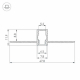 Встраиваемый профиль Arlight SL-Linia8-Fantom-2000 Anod 034986