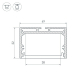 Профиль Arlight SL-Line-4932-2500 Anod 037467