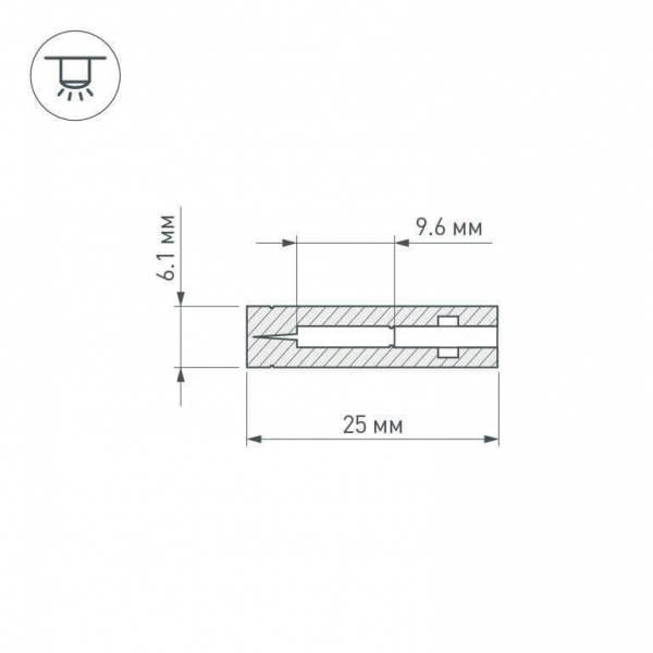 Профиль с рассеивателем Arlight ARH-NANOLINE-5-2000 ANOD 023911 Профиль с рассеивателем Arlight ARH-NANOLINE-5-2000 ANOD 023911