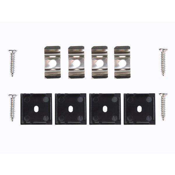 Профиль накладной LEDS POWER СПН3030 алюм. черный с призм.рассеивателем 2м 008509