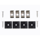 Профиль накладной LEDS POWER СПН3030 алюм. черный с призм.рассеивателем 2м 008509