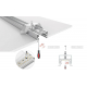 Профиль с рассеивателем Arlight S2-LINIA69-F-2500 ANOD+OPAL 021177