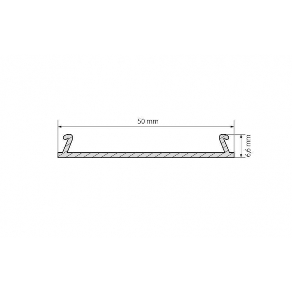 Профиль Arlight-верх TOP-LINIA53-С-2000 ANOD 016990 Профиль Arlight-верх TOP-LINIA53-С-2000 ANOD 016990