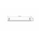Профиль Arlight-верх TOP-LINIA53-С-2000 ANOD 016990