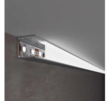 Профиль встраиваемый угловой алюминиевый с рассеивателем Elektrostandard 2-ALP016 a061361