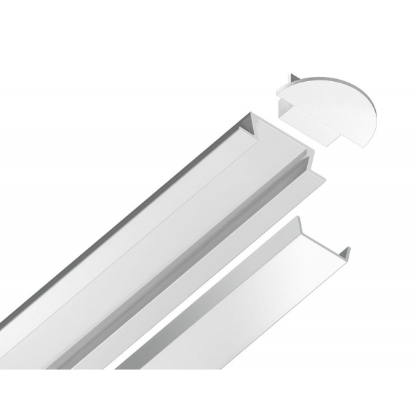 Встраиваемый профиль с рассеивателем Ambrella Illumination GP1001WH Встраиваемый профиль с рассеивателем Ambrella Illumination GP1001WH