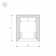 Профиль Arlight SL-Mini-8-2000 Anod Black 030514