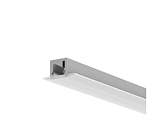Алюминиевый профиль скрытого монтажа 16x8 (Серебро, 2 м), ALM-0808-S-2M Maytoni Led Strip 636021