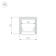 Профиль встраиваемый Arlight Fantom-Bent-W12-Side-2000 Anod 040326(1)