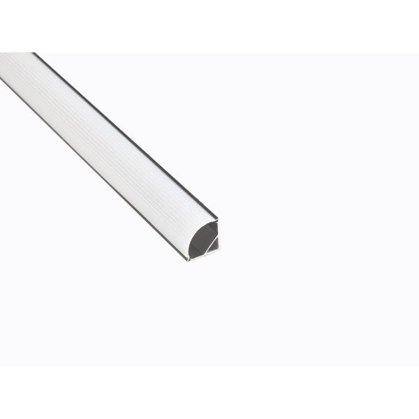 Профиль угловой LEDS POWER СПУ1616 алюм. черный с призм.рассеивателем 2м 008226 Профиль угловой LEDS POWER СПУ1616 алюм. черный с призм.рассеивателем 2м 008226