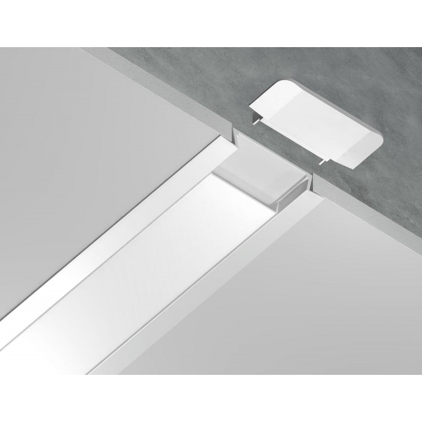 Встраиваемый профиль с рассеивателем Ambrella Illumination GP1100WH Встраиваемый профиль с рассеивателем Ambrella Illumination GP1100WH