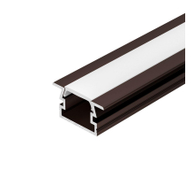 Профиль встраиваемый Arlight PDS-FS-2000 Anod Brown Deep 042585