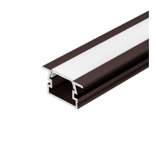Профиль встраиваемый Arlight PDS-FS-2000 Anod Brown Deep 042585