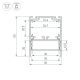 Профиль Arlight SL-Line-4050-3L-2000 Anod 044666