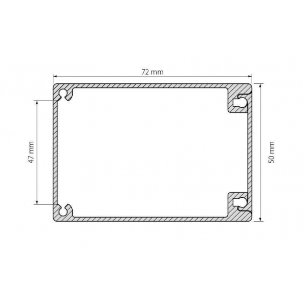 Профиль Arlight BOX72-2000 ANOD 017357 Профиль Arlight BOX72-2000 ANOD 017357