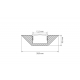 Профиль с рассеивателем Arlight ALU-CORNER-2000 ANOD+FROST 014900