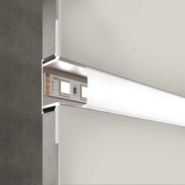 Профиль встраиваемый алюминиевый с рассеивателем Elektrostandard LL-2-ALP013 a053633