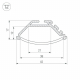 Профиль Arlight KLUS-P45-2000 ANOD 020898