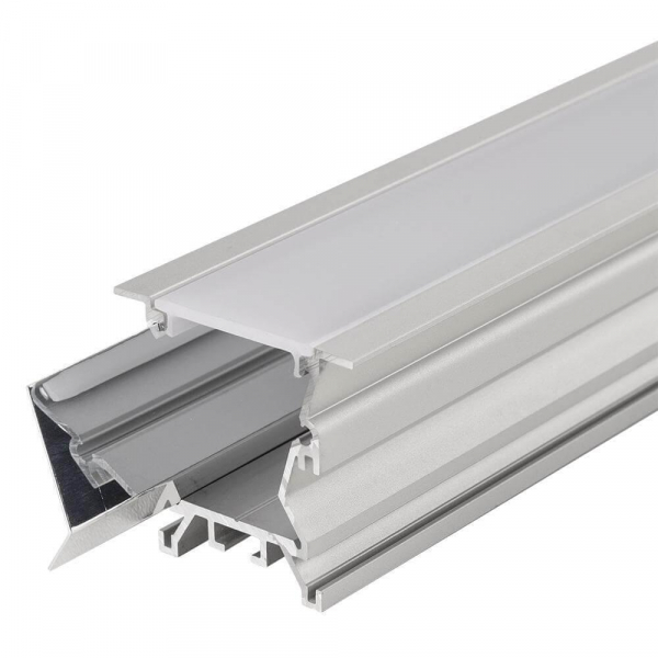 Профиль с рассеивателем Arlight ALU-WIDE-FL-H35-2000 ANOD+FROST 027887 Профиль с рассеивателем Arlight ALU-WIDE-FL-H35-2000 ANOD+FROST 027887