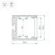 Профиль с рассеивателем Arlight SL-ARC-3535-D320-N90 Black 032677
