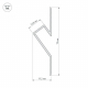 Профиль Arlight ARH-DECORE-S12-CAVE-F-2000 ANOD 023902