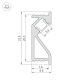 Профиль Arlight SL-BEVEL-2000 ANOD0 031120(1)