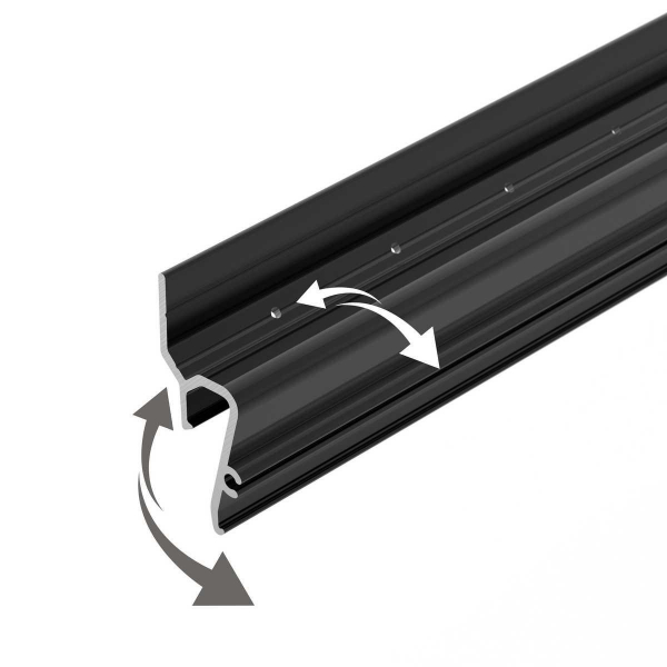 Профиль Arlight Stretch-Shadow-Tech-Vent-2000 Black 041160 Профиль Arlight Stretch-Shadow-Tech-Vent-2000 Black 041160