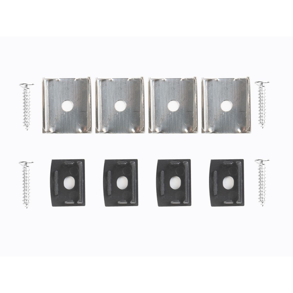 Профиль накладной LEDS POWER СПН1712 алюм. черный с призм.рассеивателем 2м 008448