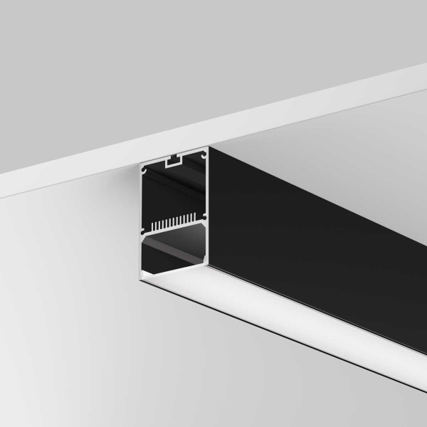 Алюминиевый профиль накладной-подвесной 50х70 (Черный, 2 м), ALM-5070-B-2M Maytoni Led Strip 633017