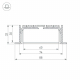 Профиль Arlight SL-LINIA88-F-2000 ANOD 019315