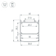 Профиль Arlight Line-6070-3000 Anod Black 047506