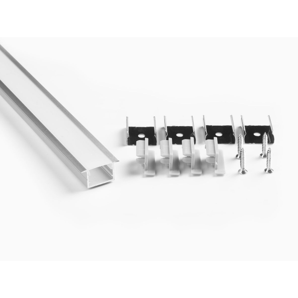 Профиль врезной LEDS POWER СПВ17-2412 алюм. анод-й с матовым рассеивателем 2м 008455 Профиль врезной LEDS POWER СПВ17-2412 алюм. анод-й с матовым рассеивателем 2м 008455