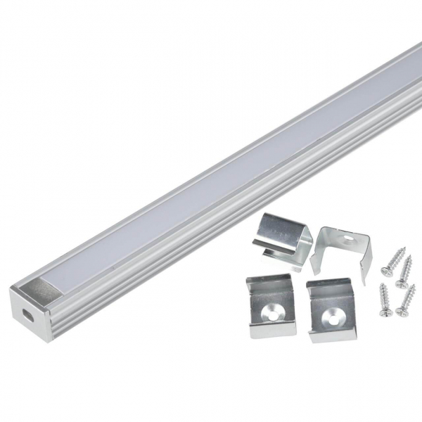 Профиль Uniel UFE-K10 Silver/Frozen 200 Polybag UL-00005029 Профиль Uniel UFE-K10 Silver/Frozen 200 Polybag UL-00005029